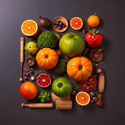 ((masterpiece)), (best quality), official art, extremely detailed CG, unity 8k wallpaper, ultra detailed, highly detailed, detailed background, vivid color,
fruit,
knolling, simple background,
<lora:knolling3:0.7>