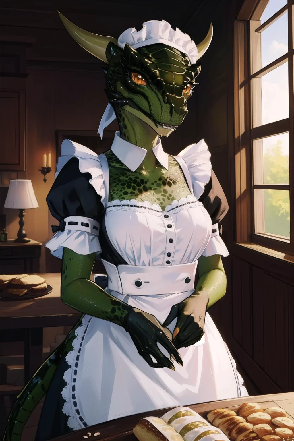 Lusty Argonian Maid (somewhat cursed)