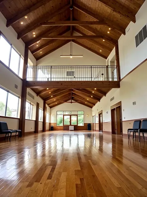 Inside a Local community center