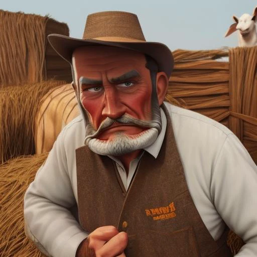 a beared farm man