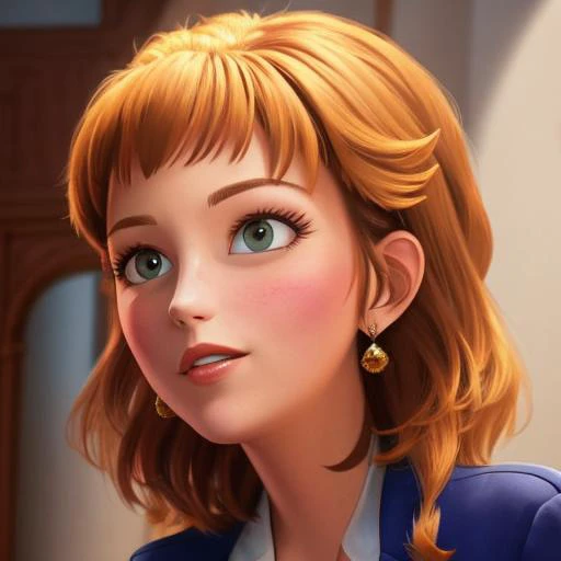 a portrait of princess peach in castle