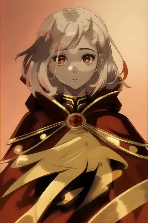 supreme-calamitas, red and gold cloak, red and gold robe<lora:SCal:0.85>