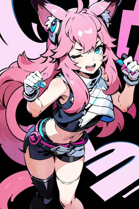 masterpiece, best quality, SFW, (safe for work),Koromon, solo, cute digimon, pink amorphous creature,digimon style,koromon \(creature\), digital world background
