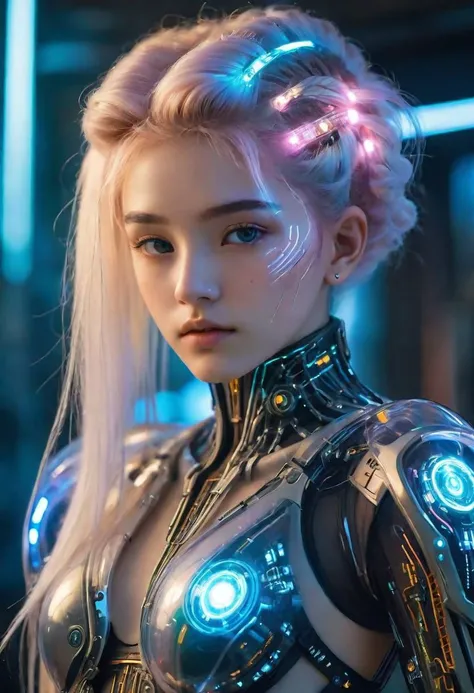 (1girl:1.3), solo, headband transparent glass cover, (((very detailed face)))), ((very detailed eyes and face))), beautiful details eyes, body parts__, official art, unified 8k wallpaper, super detailed, beautiful and beautiful, beautiful, masterpiece, best quality, original, masterpiece, super fine photo, best quality, super high resolution, realistic realism, sunlight, full body portrait, amazing beauty, dynamic pose, delicate face, Vibrant eyes, (from the front), pink mech, very detailed city roof background, rooftop, overlooking the city, detailed face, detailed complex busy background, messy, gorgeous, milky white, highly detailed skin, realistic skin details, visible pores, clear focus, volumetric fog, 8k uhd, DSLR, high quality, film grain, fair skin, photo realism, lomography, futuristic dystopian megalopolis, translucent