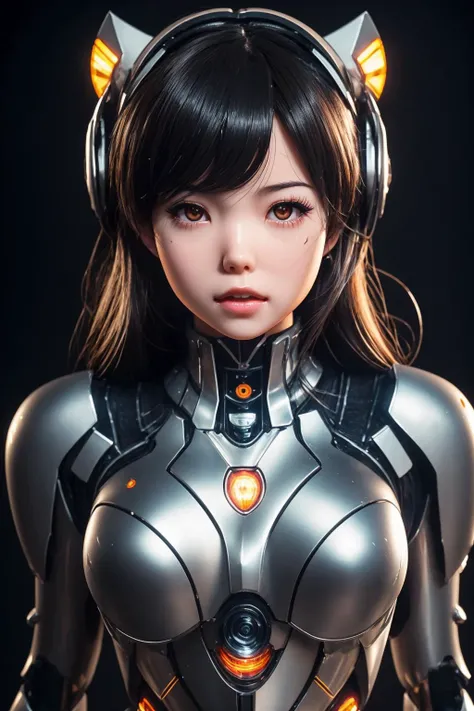 best quality, extra resolution, portrait of AIDA_DSnina as a mecha girl <lora:mecha_20230530090512:0.6>, close up, naughty, sexy, flirting with camera, cinematic, studio photo, kkw-ph1, dark theme <lora:LowRA:0.2>, black background