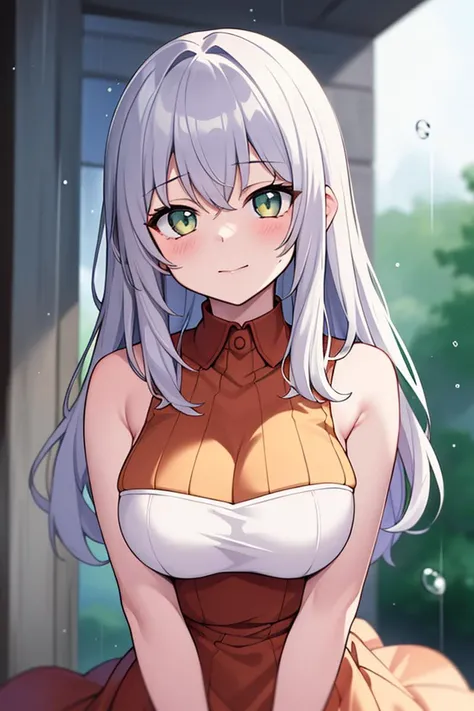 (((masterpiece))) , (((best quality))) , anime style, 2d, anime wallpaper, anime Infrared Photography, anime highres of a stocky (gorgeous 1girl, solo:1.3) , she is 1600'S and Harsh, face is a combination of Naomi Watts and Paulina Gaitán, Gray hair styled as Lushious, Raining, split diopter, Simple and clean, Fairy-Tale, mosaic, Fast Shutter Speed, Fujichrome Provia 100F, macro lens, cinematic perfect intricate stunning fine detail, exquisite color, highly complex, original, magical composition, handsome