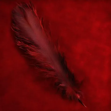 <lora:SDXL_only_red2_Sa_May_v3:1> red, a feather