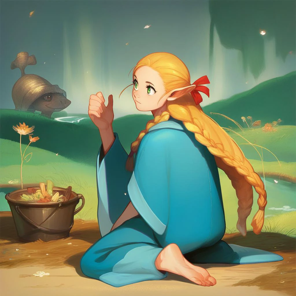 Marcille the heroine saves the day, manga, full body, the lovely mage, rivers and monster[:, busty:0.5]
score_8_up <lora:Marcille-10:.71> <lora:Retroscifi-Pony1-000011:1>