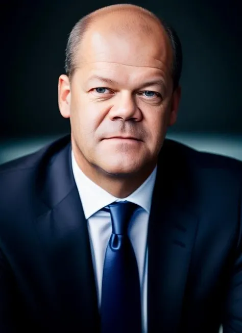 (masterpiece, best quality, awards winner) close up portrait Olaf Scholz German Chancellor wearing a black official suit, epic character composition, by ilya kuvshinov, alessio albi, nina masic, sharp focus, natural lighting, subsurface scattering, f2, 35mm, film grain,
<lora:olaf:1> <lora:edgVyshivanka:1>