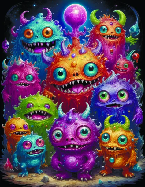 cute monsters,colorful,digital art,fantasy,magic,ultra detailed,professional illustration,chalk,poster artwork by Basil Gogos,clean <lora:MindWarp:0.8> <lora:add-detail-xl:1.6> <lora:fx-monsters-xl-meatsack:0.6> DonMC3l3st14l3xpl0r3rsXL <lora:DonMC3l3st14l3xpl0r3rsXL-000007:0.5>