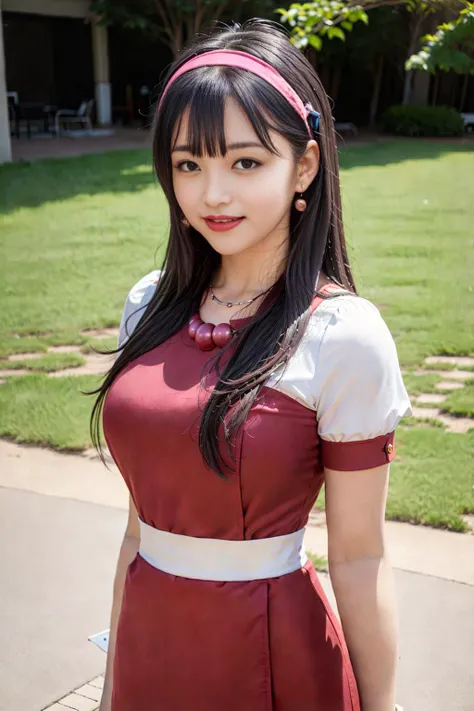 Idol smile Japanese Long Hair charm dance boost mood Raise your hand