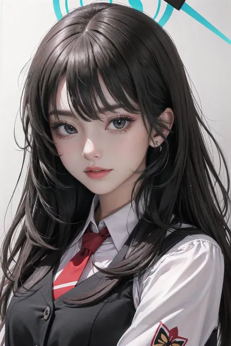 (8k), sharp focus, highres, 1girl, upper body, chinatsudef, (high quality:1.2), (high detail:1.2), (masterpiece:1.2), (extremely detailed:1.2) <lora:bluearchivefull1:0.8>