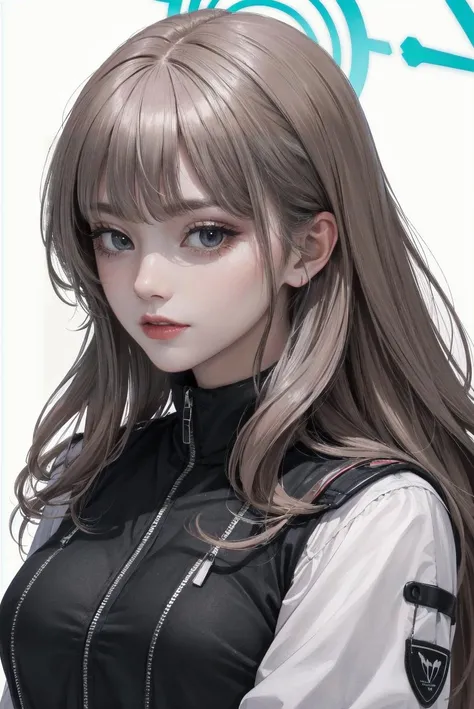 (8k), sharp focus, highres, 1girl, upper body, minedef, (high quality:1.2), (high detail:1.2), (masterpiece:1.2), (extremely detailed:1.2) <lora:bluearchivefull1:0.8>