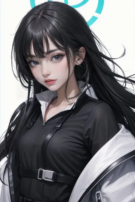 (8k), sharp focus, highres, 1girl, upper body, airidef, (high quality:1.2), (high detail:1.2), (masterpiece:1.2), (extremely detailed:1.2) <lora:bluearchivefull1:0.8>