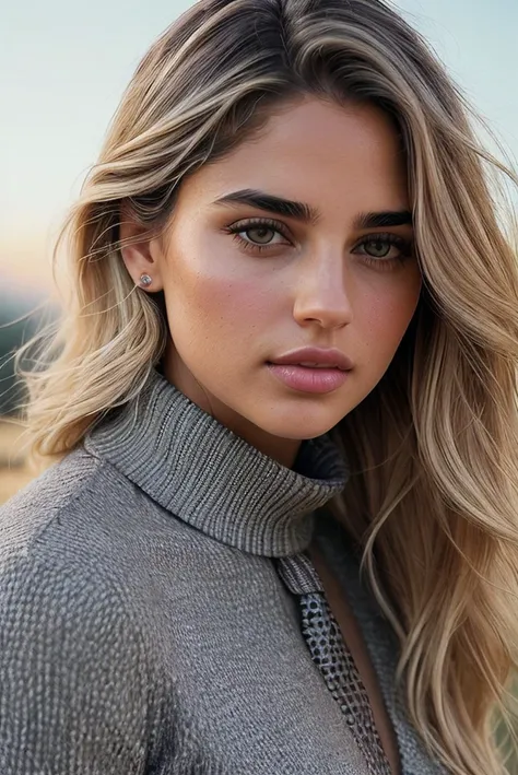 beautiful woman (EPY4sm1n3K4t3b:.99), perfect hair, ((blonde highlights:1.2)), jewellery, ((portrait)), (closeup:1.2), ((from the waist up)), ((( A sleek, mobile farmers market, traveling to different neighborhoods to provide fresh produce and locally sourced products   :1.2 ))), natural skin texture,  ((  Turtleneck bodysuit and mom jeans :1.2)), (( wearing Geometric Print Necktie  :1.2)) , 24mm, 4k textures, soft cinematic light, adobe lightroom, photolab, hdr, intricate, elegant, highly detailed, sharp focus, ((((cinematic look)))), soothing tones, insane details, intricate details, hyperdetailed, low contrast, soft cinematic light, exposure blend, hdr, faded, now, ("I've got a bad feeling about this.":1.1)