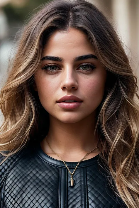 beautiful woman (EPY4sm1n3K4t3b:.99), perfect hair, jewellery, ((portrait)), (closeup:1.2), ((from the waist up)), (((  market   :1.2 ))), natural skin texture,  ((  Ribbed dress :1.2)), (( wearing Quilted Leather Handbag  :1.2)) , 24mm, 4k textures, soft cinematic light, adobe lightroom, photolab, hdr, intricate, elegant, highly detailed, sharp focus, ((((cinematic look)))), soothing tones, insane details, intricate details, hyperdetailed, low contrast, soft cinematic light, exposure blend, hdr, faded, now, ("I've got a bad feeling about this.":1.1)