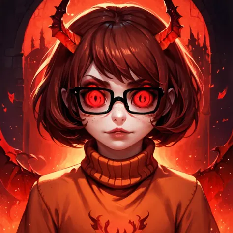 score_9, score_8_up, score_7_up, score_6_up,Corrupted,  <lora:Corruption:1>,1girl,corrupted clothing,evil clothes,detailed rock altair backround,night,corrupted girl,detiled face,detailed eyes,corrupted  velma,velma  from scooby doo,corrupted face expression,evil expression,nice eyes