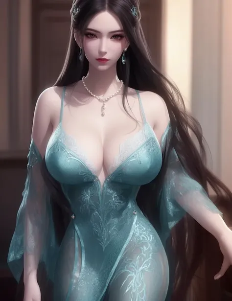 ultra realistic 8k cg, picture-perfect face, flawless, clean, masterpiece, professional artwork, famous artwork, cinematic lighting, cinematic bloom, perfect face, beautiful face, beautiful eyes, fantasy, dreamlike, unreal, science fiction, huge breasts, beautiful clothes, lace, lace trim, lace-trimmed legwear, absurdly long hair, very long hair, (rich:1.4), prestige, luxury, jewelry, diamond, gold, pearl, gem, sapphire, ruby, emerald, intricate detail, delicate pattern, charming, alluring, seductive, erotic, enchanting, hair ornament, necklace, earrings, bracelet, armlet,
((1girl, ))
<lora:DA_YanLingBlueClothes:0.8>