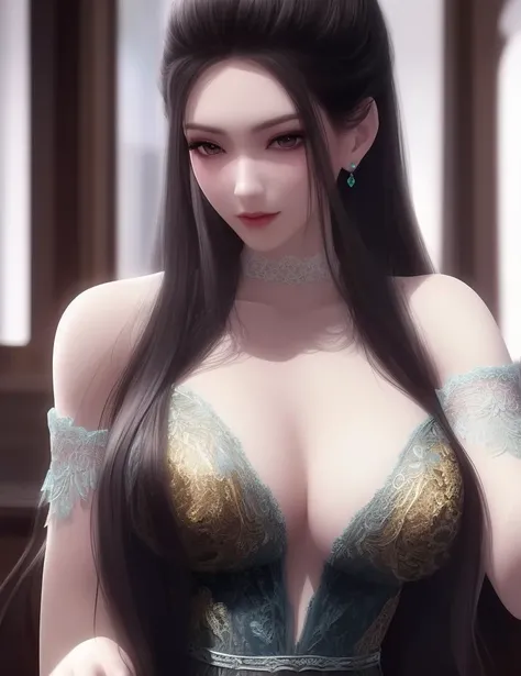 ultra realistic 8k cg, picture-perfect face, flawless, clean, masterpiece, professional artwork, famous artwork, cinematic lighting, cinematic bloom, perfect face, beautiful face, beautiful eyes, fantasy, dreamlike, unreal, science fiction, huge breasts, beautiful clothes, lace, lace trim, lace-trimmed legwear, absurdly long hair, very long hair, (rich:1.4), prestige, luxury, jewelry, diamond, gold, pearl, gem, sapphire, ruby, emerald, intricate detail, delicate pattern, charming, alluring, seductive, erotic, enchanting, hair ornament, necklace, earrings, bracelet, armlet,
((1girl, ))
<lora:DA_YanLingBlueClothes:0.8>