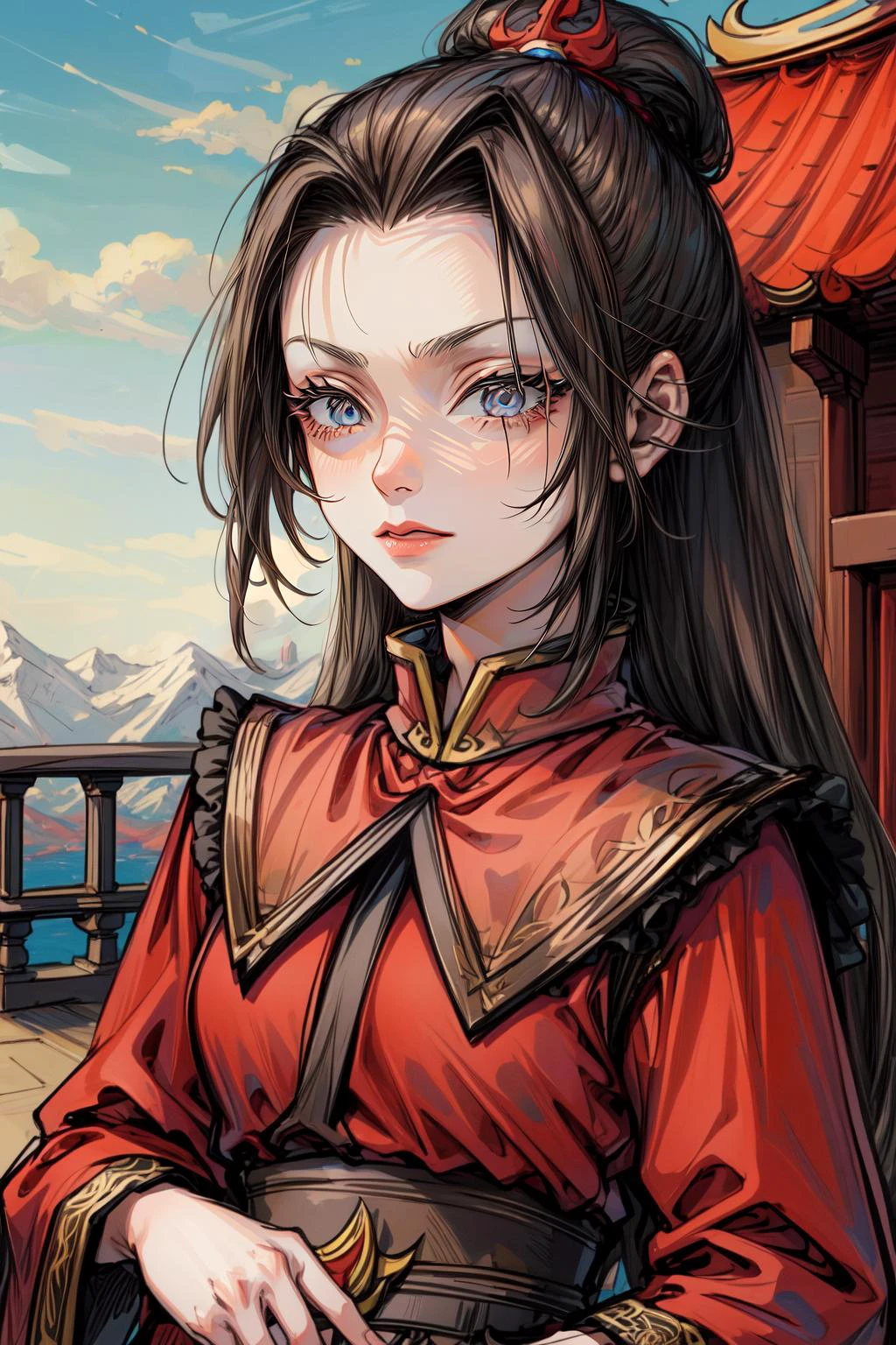 (masterpiece, best quality), intricate details,
<lora:Azula:0.8> Azula, 1girl, solo, <lora:add_detail:0.6> <lora:more_details:0.4>