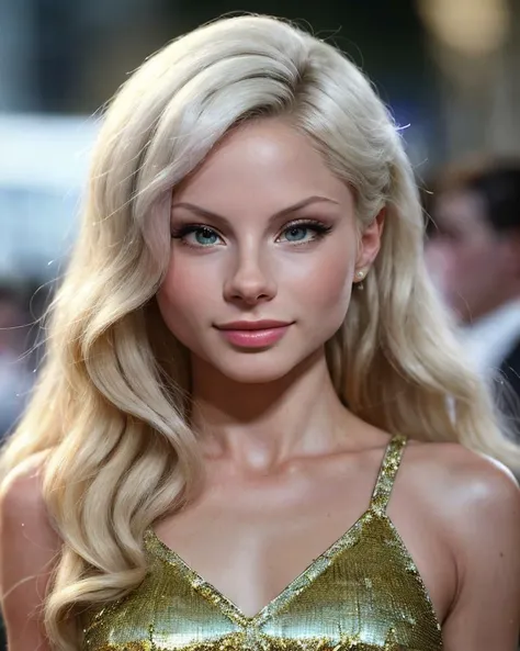 Chz-Adelia3, (meticulously-detailed, Ultra-HD-realistic, 8k:1.3), RAW photo of 1girl as a star of Old Hollywood, close-up, face focus, vintage designer dress, eye-catching jewelry, expertly applied cosmetics, elegant updo, on the red carpet, 1940s glamor, outside, evening, posing for the press, the golden age of film, artistic composition, volumetric lighting, absurdres, perfect-eyes, (masterpiece, best quality:1.4),