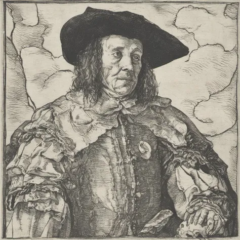 high quality, masterpiece, dansemacabre ,portrait of a man <lora:dansemacabre-000007:1>