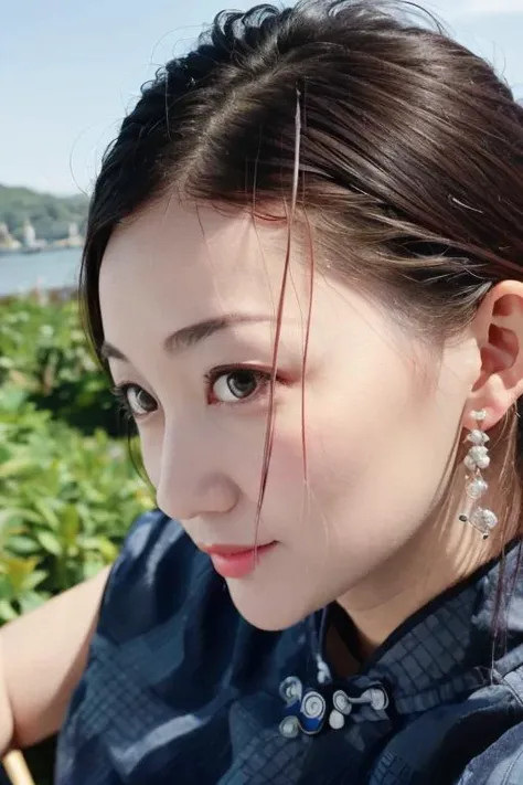 (8k, best quality, masterpiece:1.2), (realistic, photo-realistic:1.2)1girl,perfect face, perfect eyes,pureerosface_v1, hanfu,tang style,(full body:1.2), <lora:leiyun:1>,leiyun,red hair,
