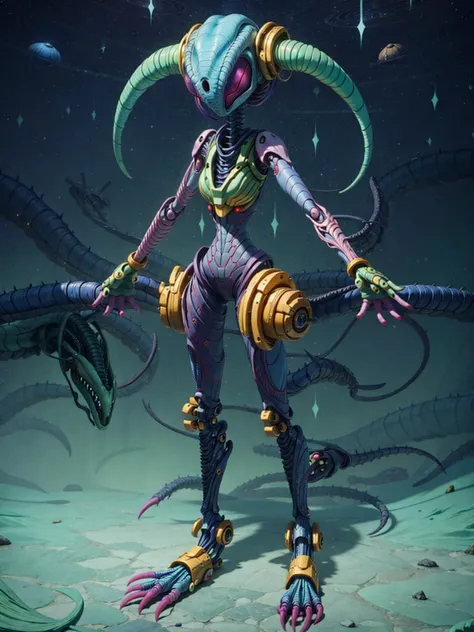 masterpiece, best quality, intricate detail, alien female, extra arms,  gradient skin, 
<lora:detailSliderALT2:1.5> <lora:age_slider_v6:0>  <lora:GoodHands-vanilla:1.2>  <lora:emotion_happy_slider_v1:0>, full body,