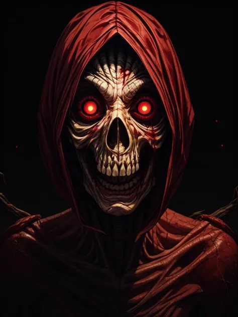 masterpiece, best quality, 1girl, undead, exposed brain, zombie, open mouth, rotten body, guro, blood, incoming attack, eye hole
<lora:detailSliderALT2:2.5> <lora:age_slider_v6:5> <lora:GoodHands-vanilla:1.2> <lora:emotion_happy_slider_v1:0>, low-key lighting, dimly lit