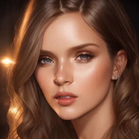 ((Upper half body)) of ((stunning)) (joskriver1) <lora:joskriver1-10:1> with shiny (wavy) hair, ((highly detailed eyes)), ethereal, seductive, ((perfect eyes)), (glossy nude lips), photorealistic, full, 4K, trending on artstation,( masterpiece), realistic skin texture, ((small nose)),perfect profile,, studio lighting