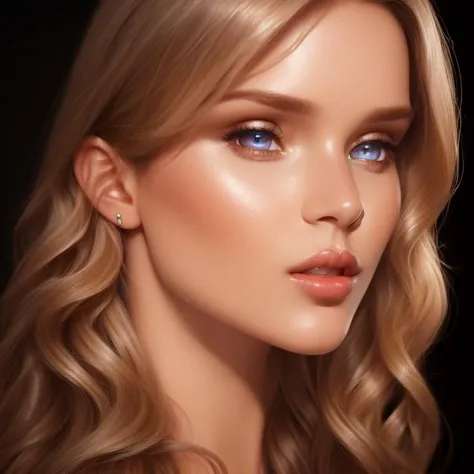 (((Full body))) of ((stunning)) (joskriver1) <lora:joskriver1-10:0.8> with large covered breasts with shiny (wavy) hair, ((highly detailed eyes)), ethereal, seductive, ((perfect eyes)), (glossy nude lips), photorealistic, full, 4K, trending on artstation,( masterpiece), realistic skin texture, ((small nose)),perfect profile,, studio lighting