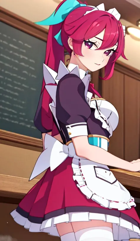 detailed background, masterpiece, best quality, Cafe_Cutie_Sivir, maid_apron, ponytail, sitting at caf table
<lora:Cafe_Cutie_Sivir-10:1>
