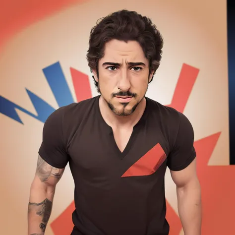1boy, male, t-shirt, face focus, <lora:Marcos Mion:1>, face details, realistic