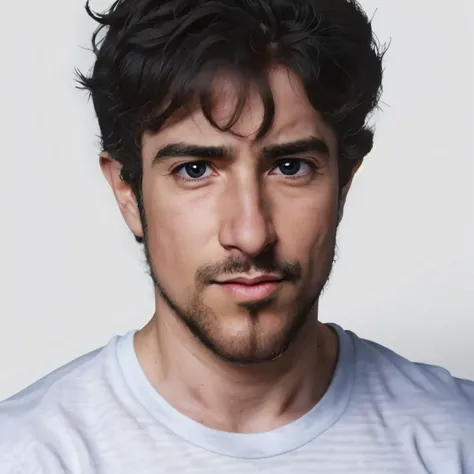 1boy, male, t-shirt, face focus, <lora:Marcos Mion:1>, face details, realistic,