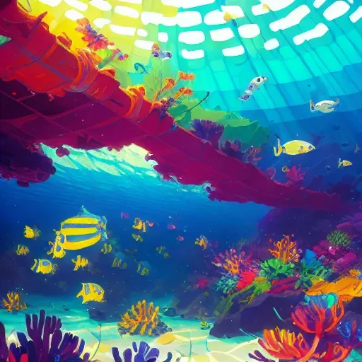 <lora:kurzgesagtArtstyle_v1Dreamlike:1>,
by Pino Daeni, by Ruan Jia, by Alayna Lemmer, by Carlo Galli Bibiena,
ocean, sea, fish, coral, water, aquatic, blue background, vector art, Kurzgesagt,
sharp focus, (HDR), (8k), (gigapixel), ((masterpiece))