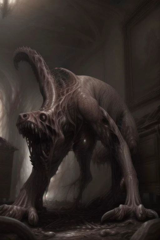 real e621, photorealistic, masterpiece, eldritch horror,