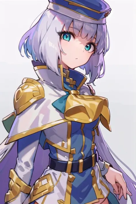 sthesiaawar, <lyco:sthesiaawar-lyco-nochekaiser:1>,
(sthesia awar:1.5), long hair, (green eyes:1.5), white hair, gradient hair, bangs, blunt bangs, sidelocks, purple hair,
BREAK thighhighs, long sleeves, hat, dress, belt, black thighhighs, zettai ryouiki, ascot, capelet,
BREAK looking at viewer, upper body, full body, cowboy shot,
BREAK indoors,
BREAK <lyco:GoodHands-beta2:1>, (masterpiece:1.2), best quality, high resolution, unity 8k wallpaper, (illustration:0.8), (beautiful detailed eyes:1.6), extremely detailed face, perfect lighting, extremely detailed CG, (perfect hands, perfect anatomy),