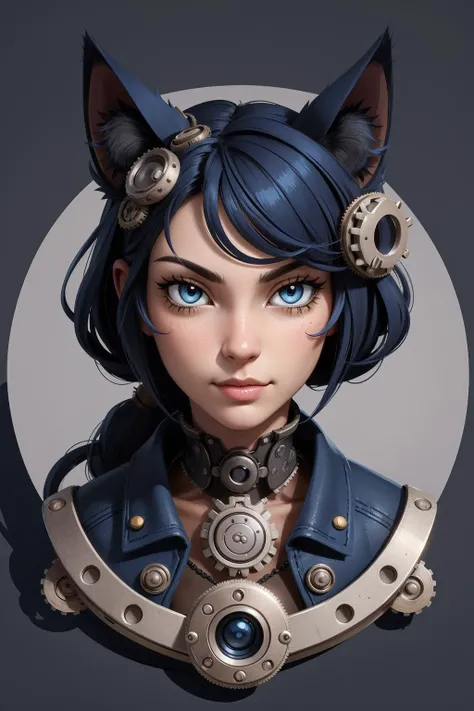 to8contrast style, a cute smoky kitten made out of metal, (cyborg:1.2), ([tail | detailed wire]:1.3), (intricate details), hdr, (intricate details, hyperdetailed:1.2), cinematic shot, vignette, centered, by Stray game, (the most beautiful portrait in the world:1.5)
