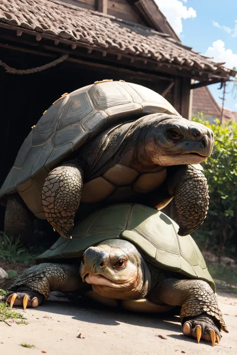 a tortoise