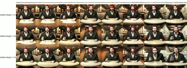 solo, wolfram, 1boy, red hair, beard, mustache, yellow eyes, formal, suit, sitting at a restaurant, (pov across table:1.1)