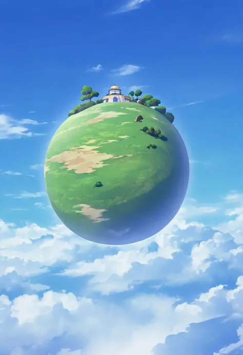 Create a ( kaito planet of Dragon Ball:1.0) Background ,masterpiece, 8k, highly quality