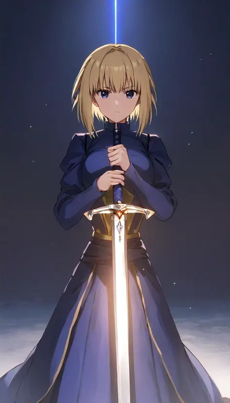 saber, fate/stay night, 1girl, holding a sword
