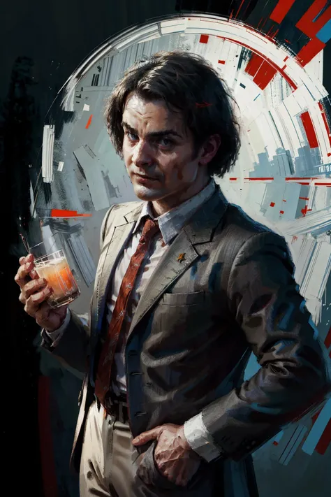 ((masterpiece, best quality, high quality, highres, ultra-detailed)), jmil, (black suit:1.2), black jacket, white shirt, red necktie, (portrait, close-up:1.1), (looking at viewer:1.3), (solo:1.2), 1man, sunbeam,
<lora:Jmil:0.8>
<lora:add_detail:0.6>
<lora:DiscoElysiumStyle:0.9>, (cinematic look:1.4), soothing tones, insane details, intricate details, hyperdetailed, low contrast, soft cinematic light, dim colors, exposure blend, hdr, faded, slate gray atmosphere