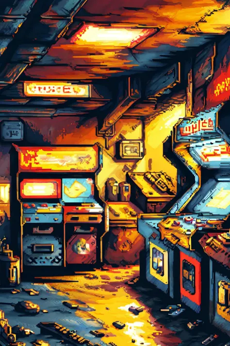 <lora:post-apocalyptic_play_zone:0.9> <lora:pixelartV3:1> (pixelart:1.5), post-apocalyptic_play_zone,
(best quality, masterpiece, RAW photo,ultra-detailed:1.2), <lyco:GoodHands-beta2:1.0>,1girl,solo,looking at viewer,smile