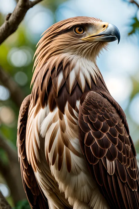 award winning wildlife ,philippine eagle ,detailed feathers,at the forest,looking at the viewer(medium long shot:1.4), 35mm film still, ultra photorealistic, photorealism,taken with hasselblad H6D 100c, the HCD 24mm lens, hazy mood, cinematic dramatic lighting, cold muted colors, (DOF:1.4), sharp focus, (perfect real extremely details), amazing fine detail, absurdres, hyper realistic lifelike texture, dramatic lighting <lora:more_wildcardX_details:0.5>
