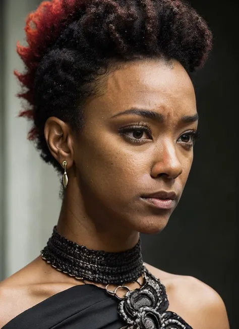portrait of ((sks woman)) by Flora Borsi, style by Flora Borsi, bold, bright colours, Mohawk haircut, ((Flora Borsi)), dark skin, smooth skin,
by Jimmy Nelson
<lora:locon_sonequamartingreen_v1_from_v1_64_32:1>