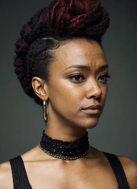portrait of ((sks woman)) by Flora Borsi, style by Flora Borsi, bold, bright colours, Mohawk haircut, ((Flora Borsi)), dark skin, smooth skin,
by Dominique Issermann
<lora:locon_sonequamartingreen_v1_from_v1_64_32:1>