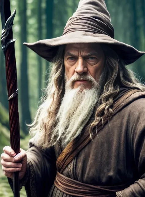 modelshoot style, (extremely detailed 8k wallpaper),a full shot photo of gandalf casting a spell, Intricate, High Detail, dramatic, fantasy world, fantastic location, skin pores, very dark lighting, heavy shadows, detailed, detailed face, (vibrant, photo realistic, realistic, dramatic, dark, sharp focus, 8k), lotr, far away,