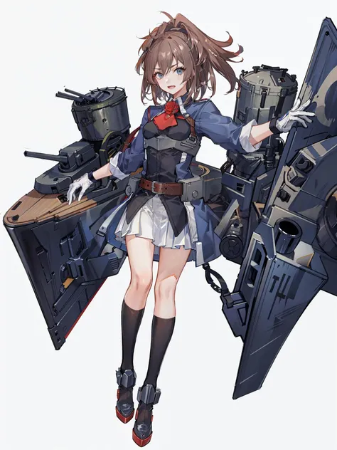 solo,standing,1 girl,robot,ShigureKancolle,mecha,science fiction,weapon,gun,white background,holding,holding weapon,mechagirl girl,<lora:mechagirl_v1a:0.8>  <lora:ShigureLORA-000006:0.6> <lora:flat2:1>