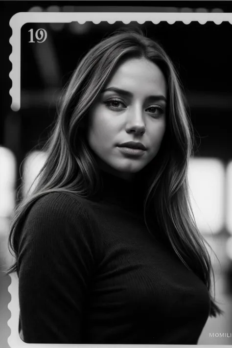 perfect cinematic shoot of a beautiful woman (EPKohSylw14M4jd4k:.99),(b&w, Monochromatic, Film Photography:1.3), perfect hair Long, polished layers, wearing a 1960s dress, ((1960s postcard:1.2)), stamp, Photorealistic, Hyperrealistic, Hyperdetailed, film noir, analog style, soft lighting, subsurface scattering, realistic, heavy shadow, masterpiece, best quality, ultra realistic, 8k, golden ratio, Intricate, High Detail, film photography, soft focus,(looking at viewer), (detailed atmosphere), 8k, highly detailed, rich environment, 4k textures, soft cinematic light, elegant, ((((cinematic look)))), soothing tones, insane details, hyperdetailed, ("Descifra el arte del juego con JernauGurgeh!":1.1), (epiCPhoto)